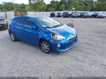  Salvage Toyota Prius c