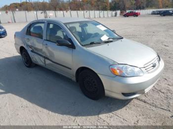  Salvage Toyota Corolla