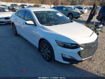  Salvage Chevrolet Malibu