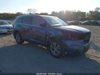  Salvage Toyota Highlander