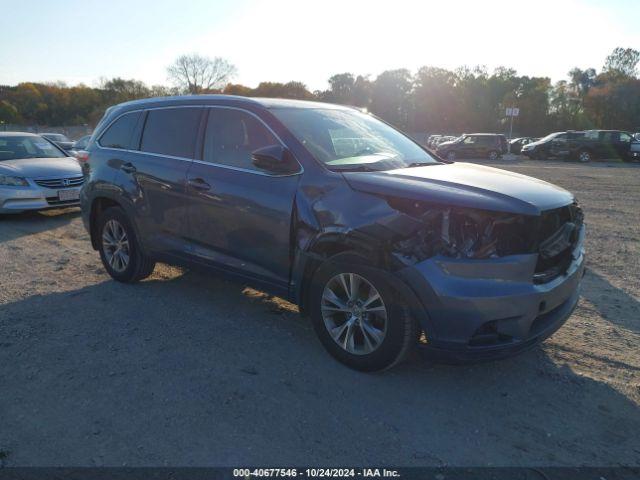  Salvage Toyota Highlander