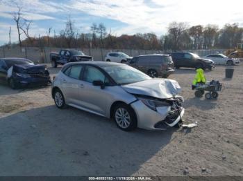  Salvage Toyota Corolla