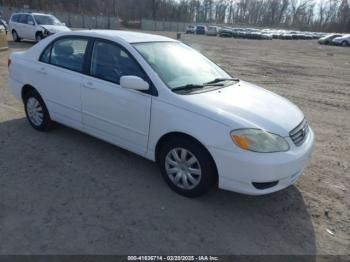  Salvage Toyota Corolla