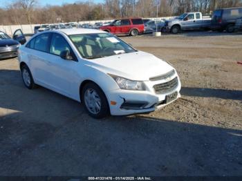  Salvage Chevrolet Cruze