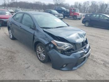  Salvage Toyota Corolla