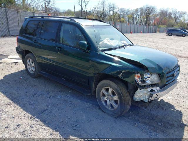  Salvage Toyota Highlander