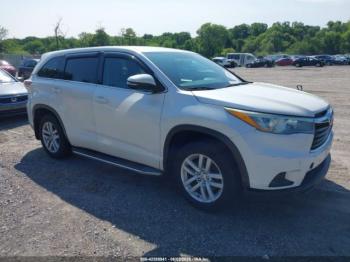  Salvage Toyota Highlander