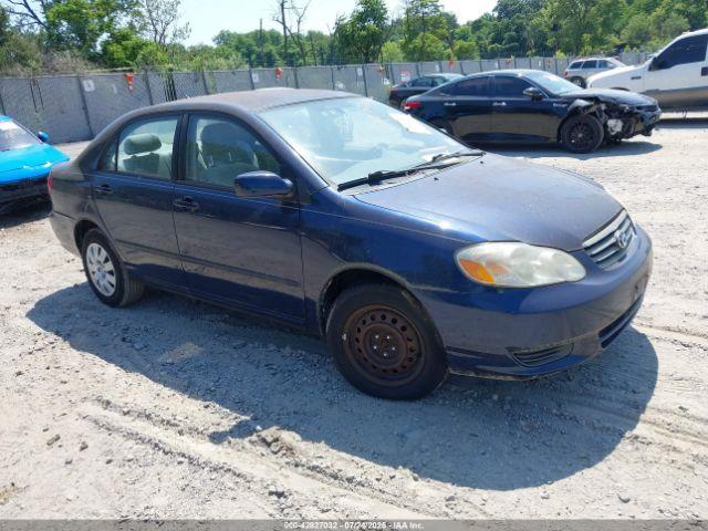  Salvage Toyota Corolla