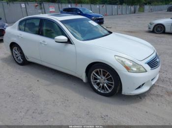  Salvage INFINITI G37x
