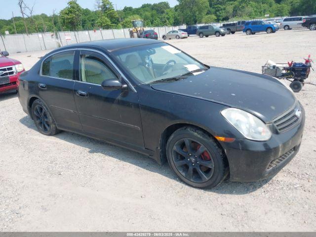  Salvage INFINITI G35x