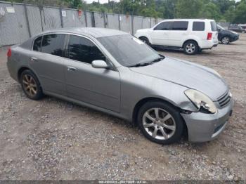  Salvage INFINITI G35x
