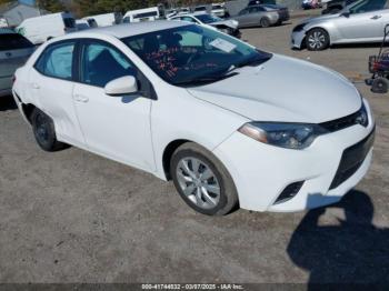  Salvage Toyota Corolla