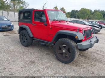  Salvage Jeep Wrangler