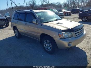  Salvage Toyota Highlander