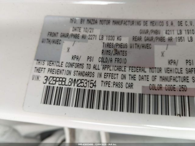 Mazda Mazda3 Select Image 16