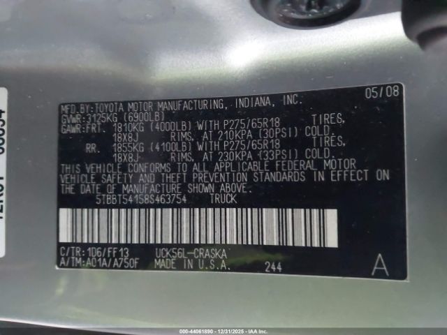 Toyota Tundra Sr5 4.7l V8 Image 19