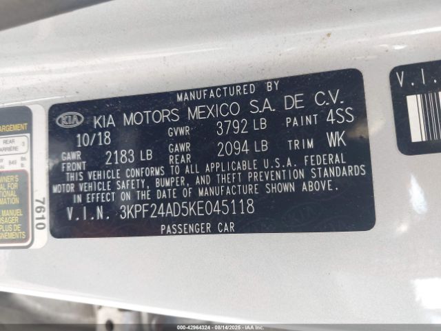 Kia Forte Lxs Image 9