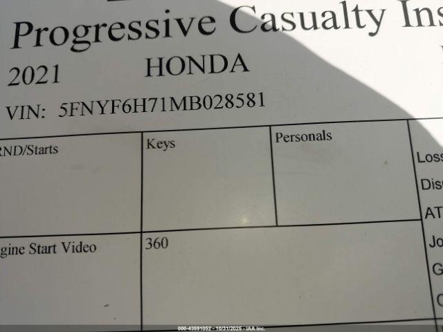 Honda Pilot Awd Black Edition Image 11