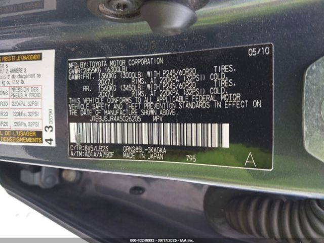 Toyota 4Runner Limited V6 Image 10