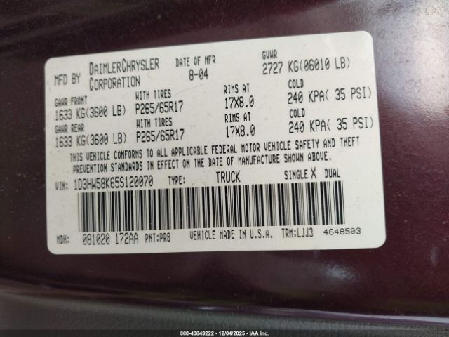 Dodge Dakota Laramie Image 13