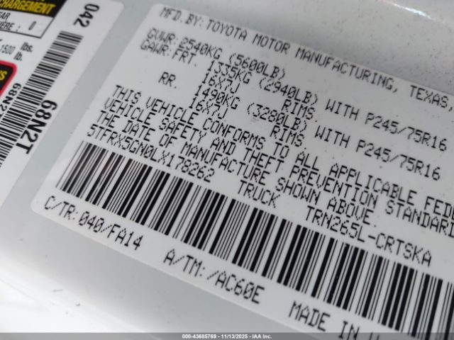 Toyota Tacoma Sr Image 20