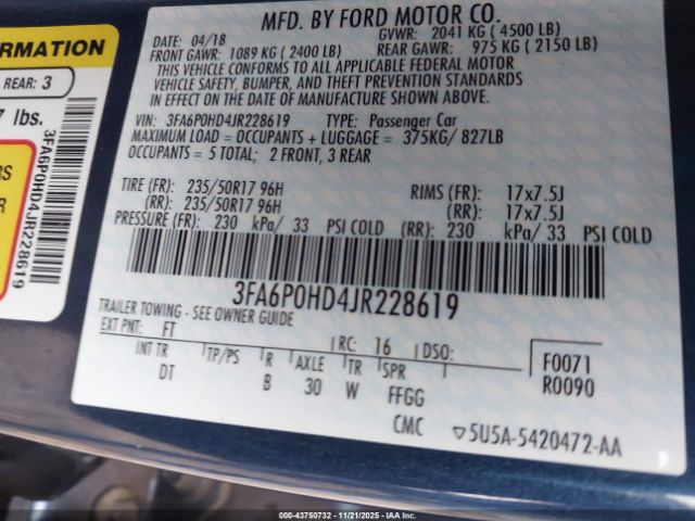 Ford Fusion Se Image 12