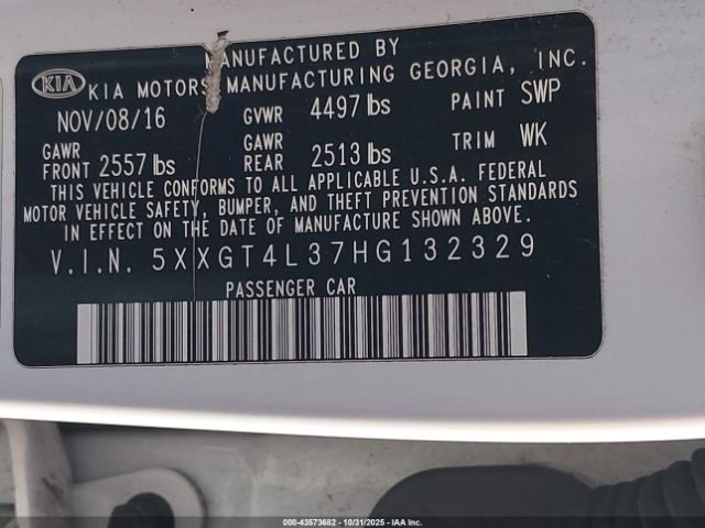 Kia Optima Lx Image 4