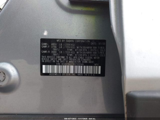 Subaru Outback Onyx Edition Image 7